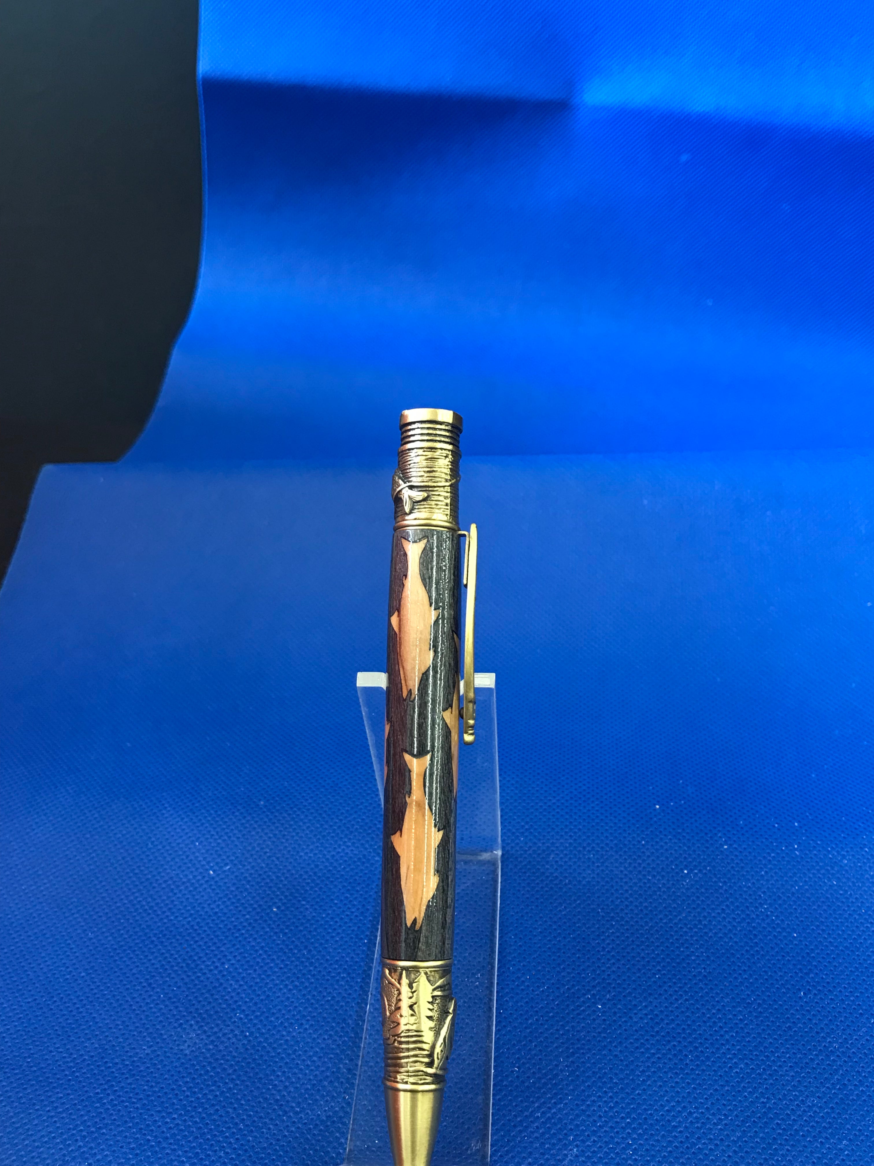 Trout inlay pen