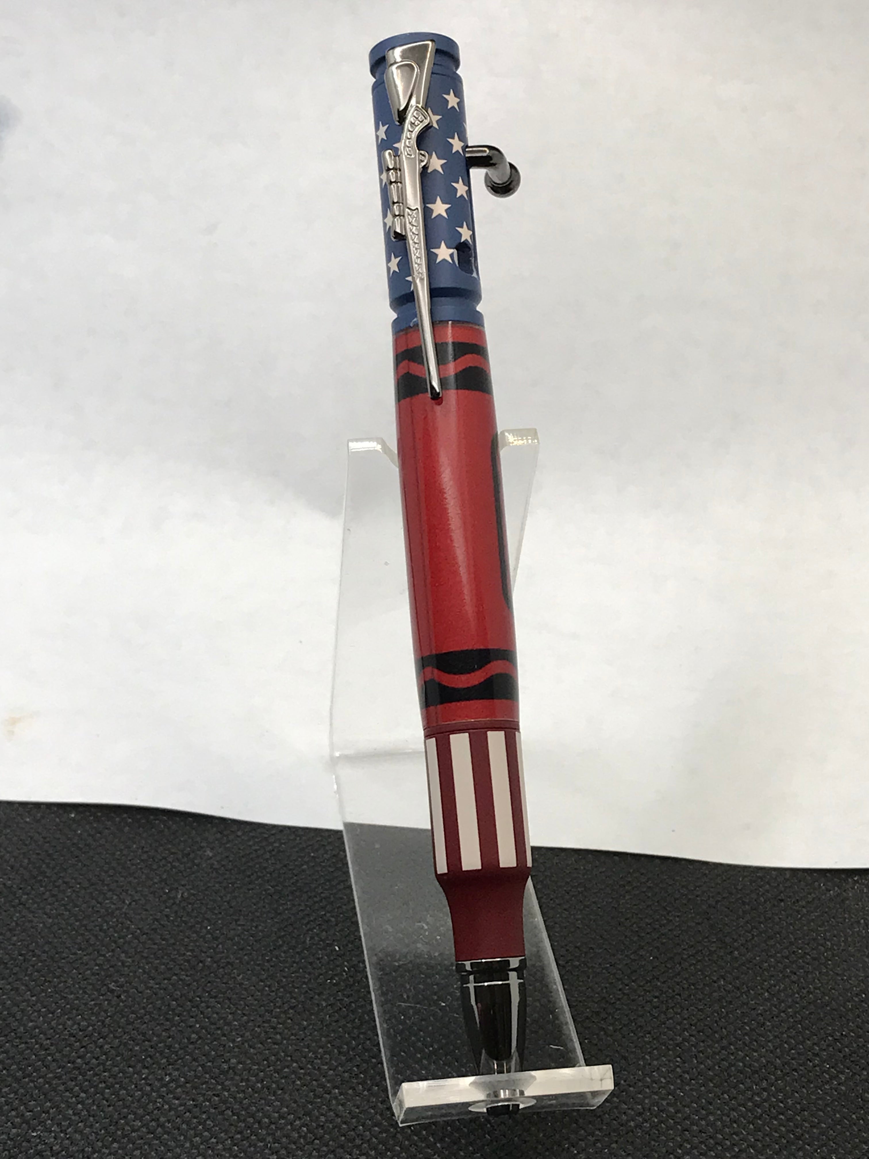 USMC red crayon pen